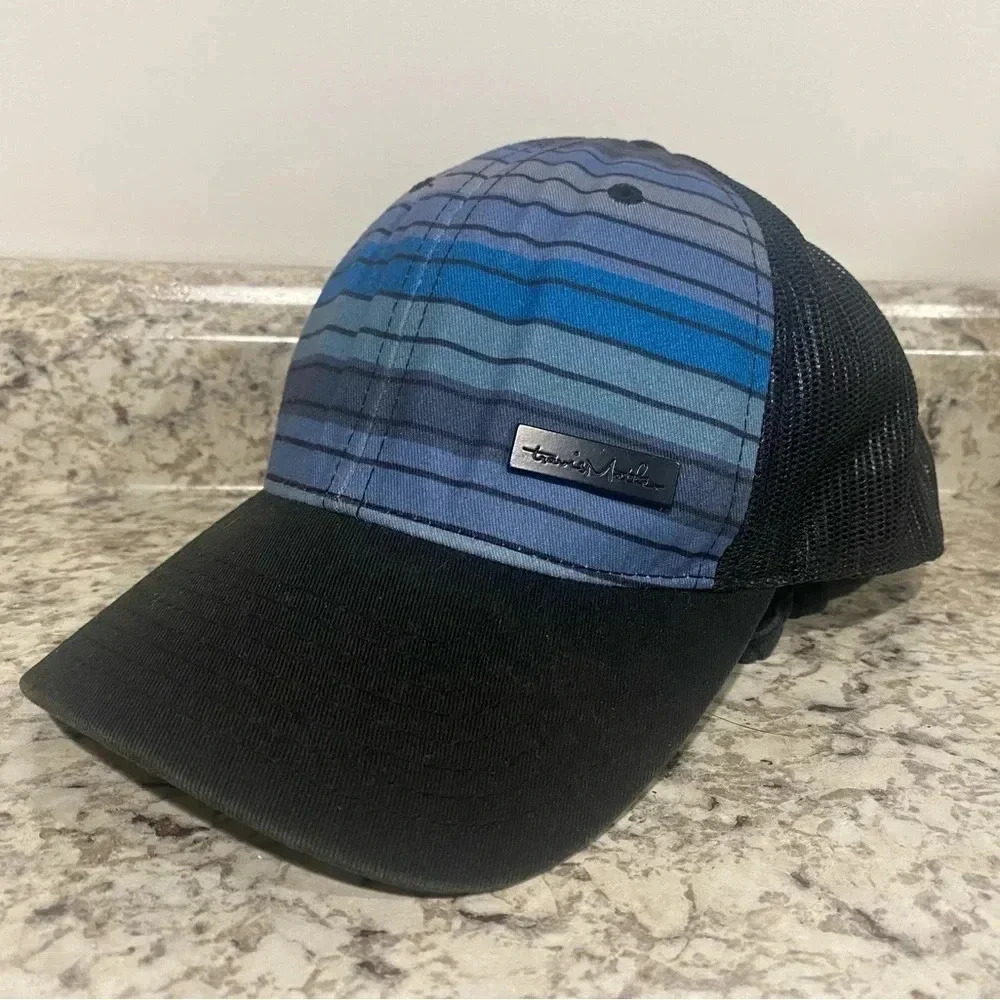 Travis Matthew Blue Striped Mesh Back hat